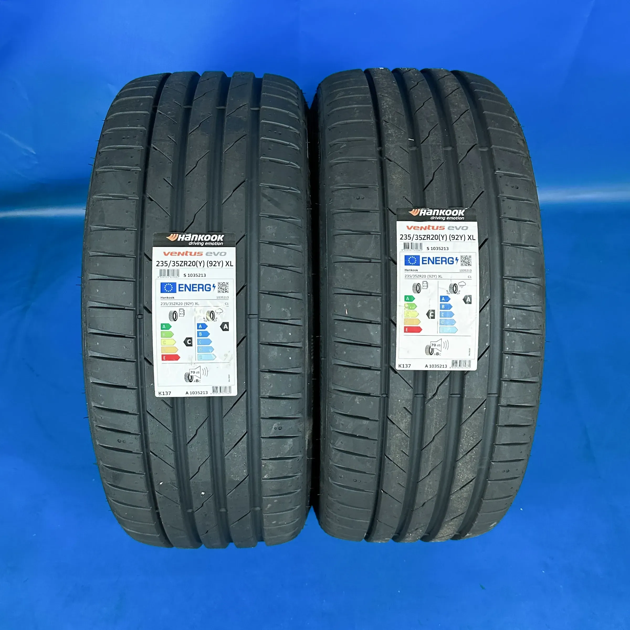 2x Sommerreifen 235 35 R20 92Y ZR Hankook Ventus Evo K137 NEU - Bild 1