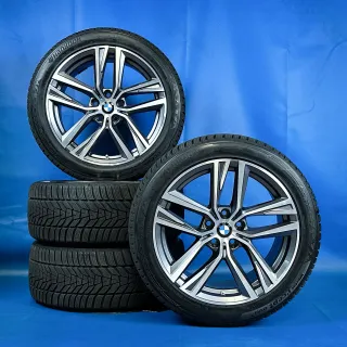 18 Zoll BMW 4er i4 G26 Doppelspeiche 853 Winterreifen 6896768 Original - Bild 1