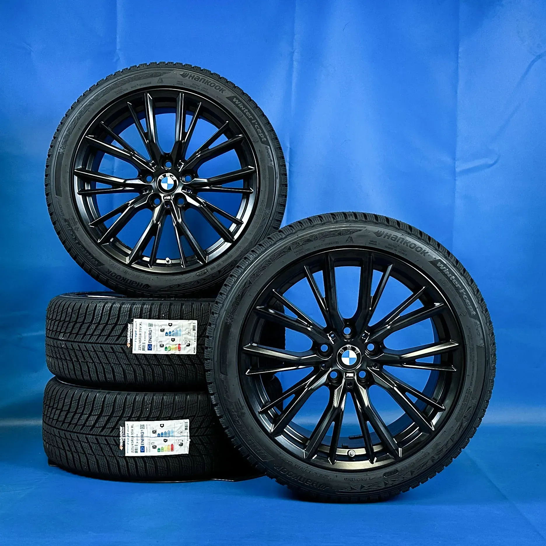 18 Zoll BMW 3er G20 G21 4er G22 G23 Doppelspeiche M796 Winterräder Original - Bild 1